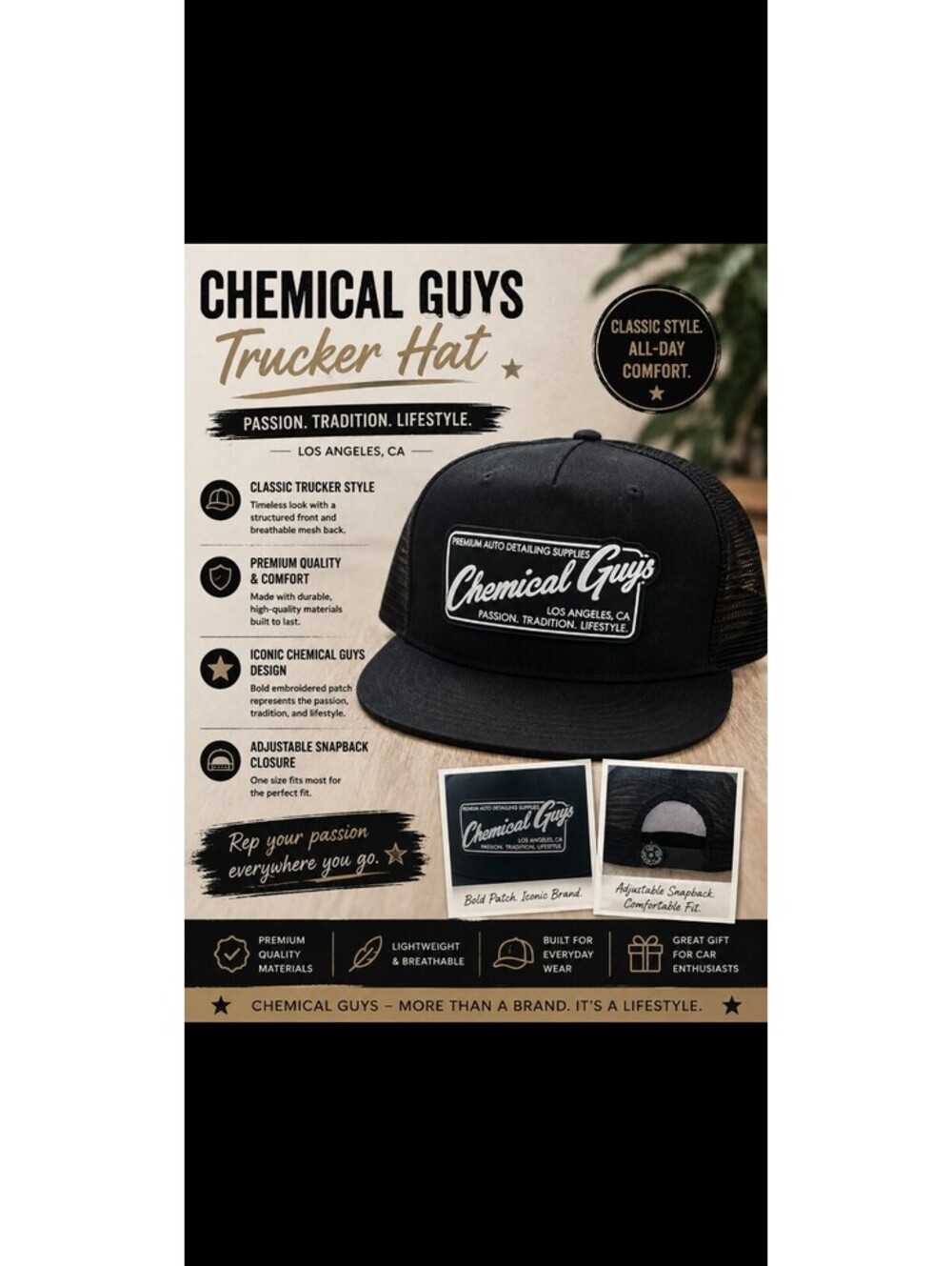 Chemical Guys Black Cap